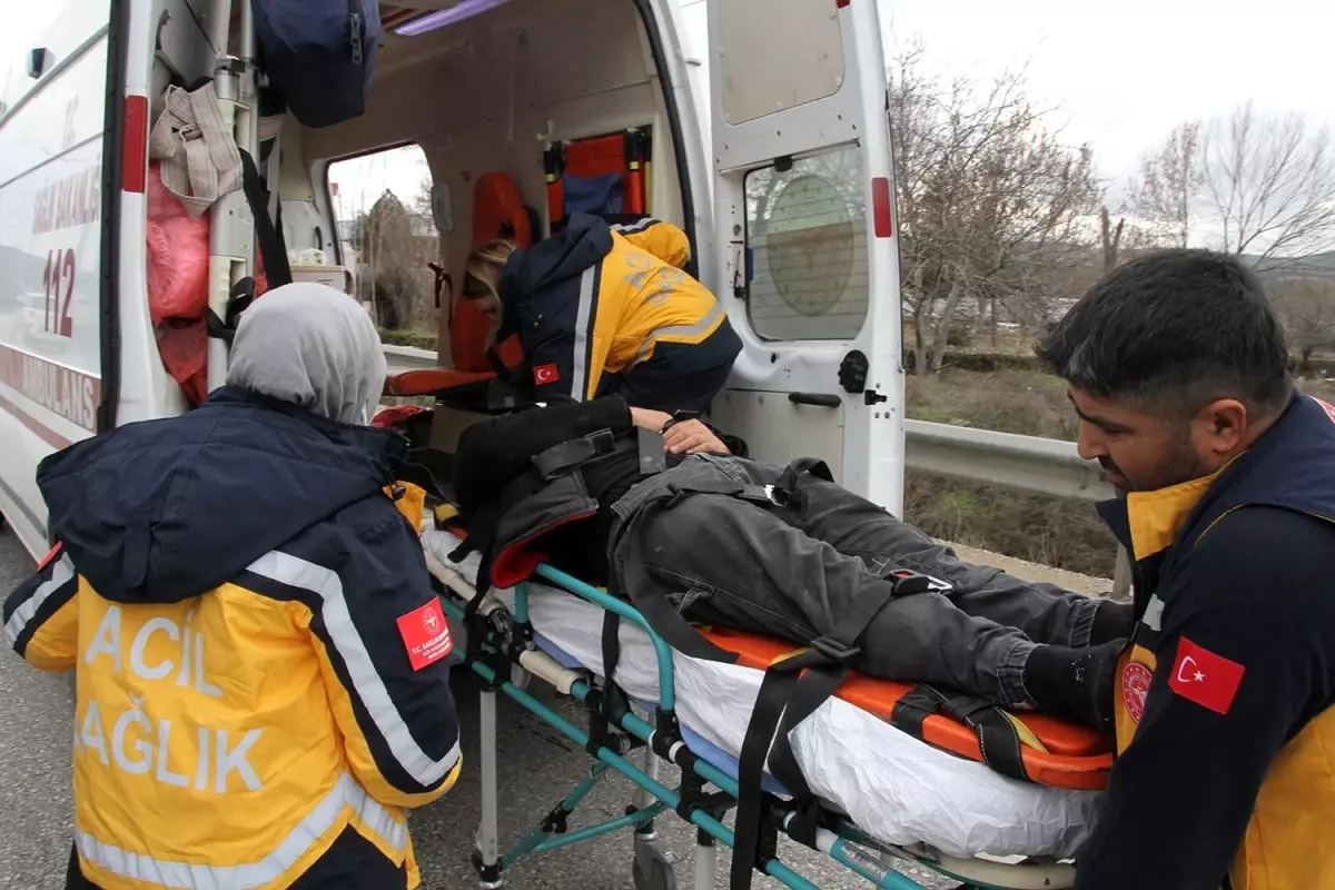 Kula’da Trafik Kazası: 1 Yaralı