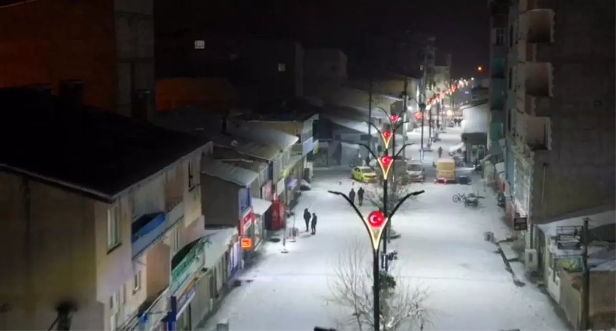 Diyadin’de Kar Yağışı