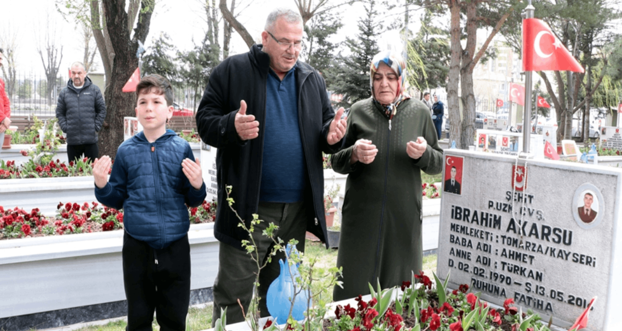 İç Anadolu’da Ramazan Bayramı arifesinde şehitlikler ziyaret edildi